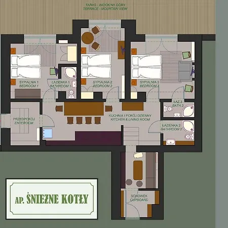 Royal Aparts Zielona Poreba - Z Panorama Gor *